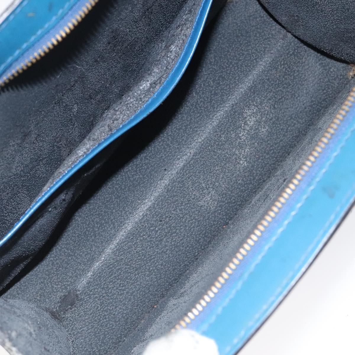 LOUIS VUITTON Epi Trousse Crete Pouch Blue M48405 LV Auth bs25169