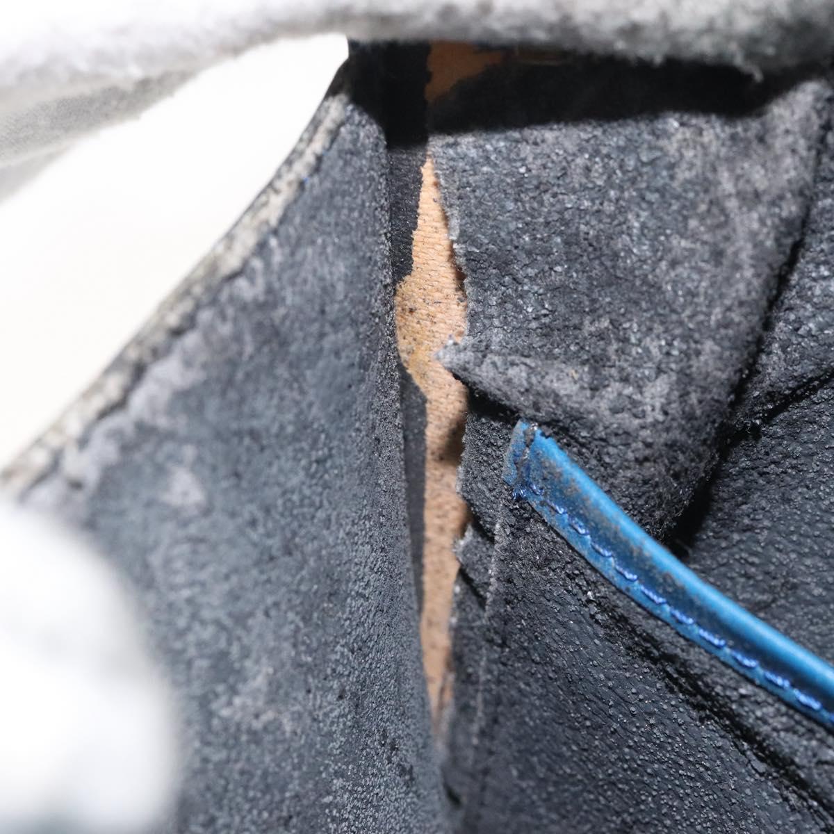 LOUIS VUITTON Epi Trousse Crete Pouch Blue M48405 LV Auth bs25169