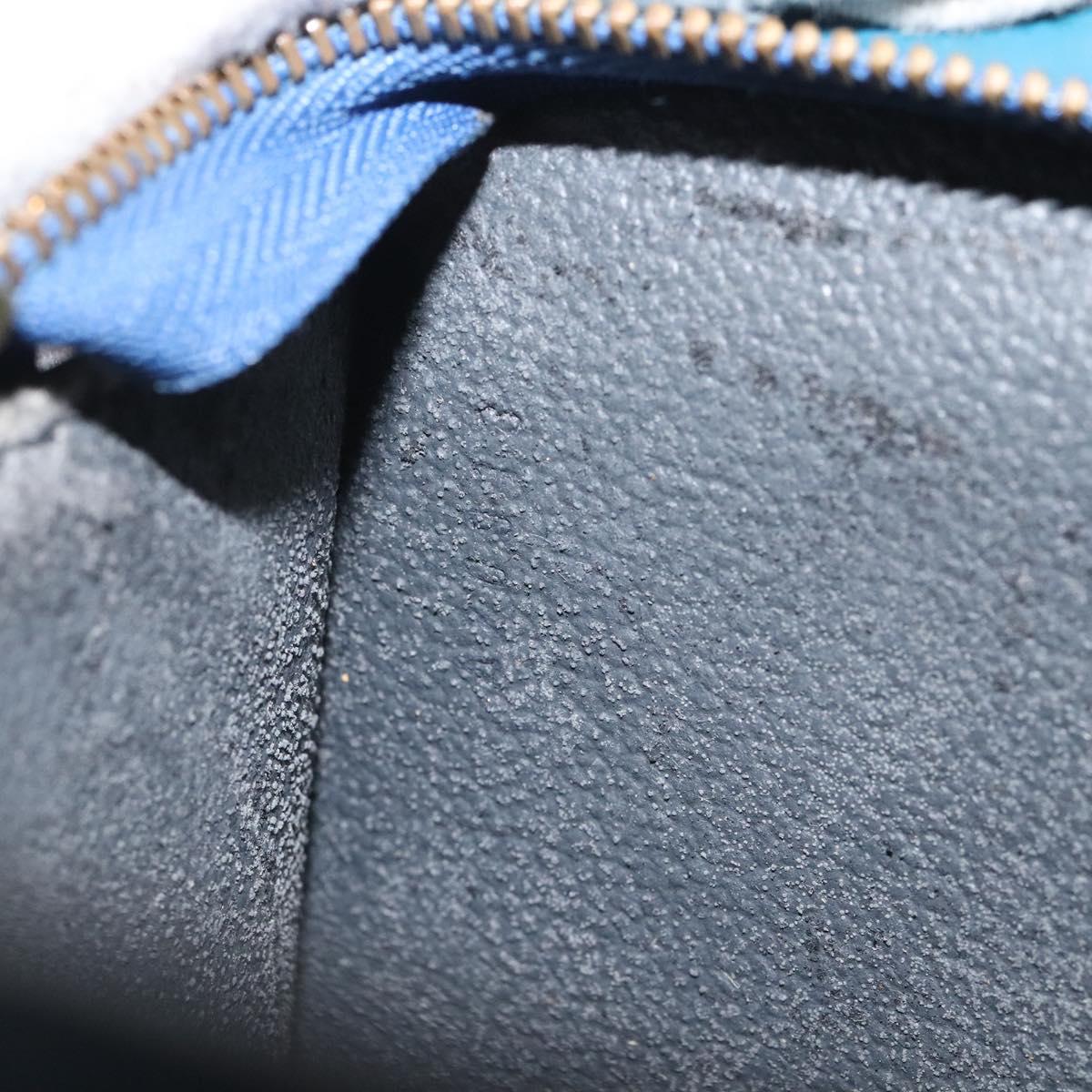 LOUIS VUITTON Epi Trousse Crete Pouch Blue M48405 LV Auth bs25169