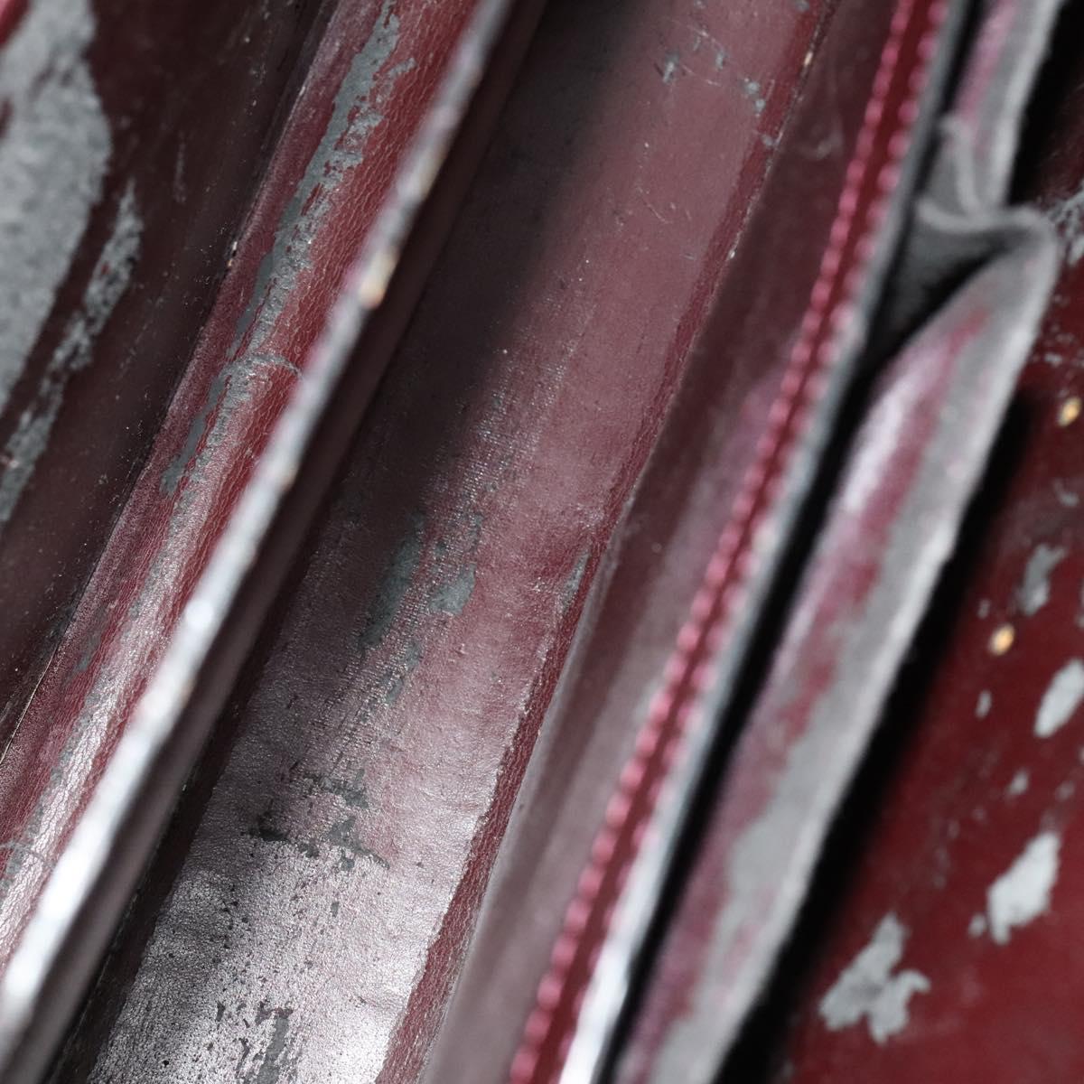 LOUIS VUITTON Taiga Leather Ural Briefcase Acajou M30026 LV Auth bs25184