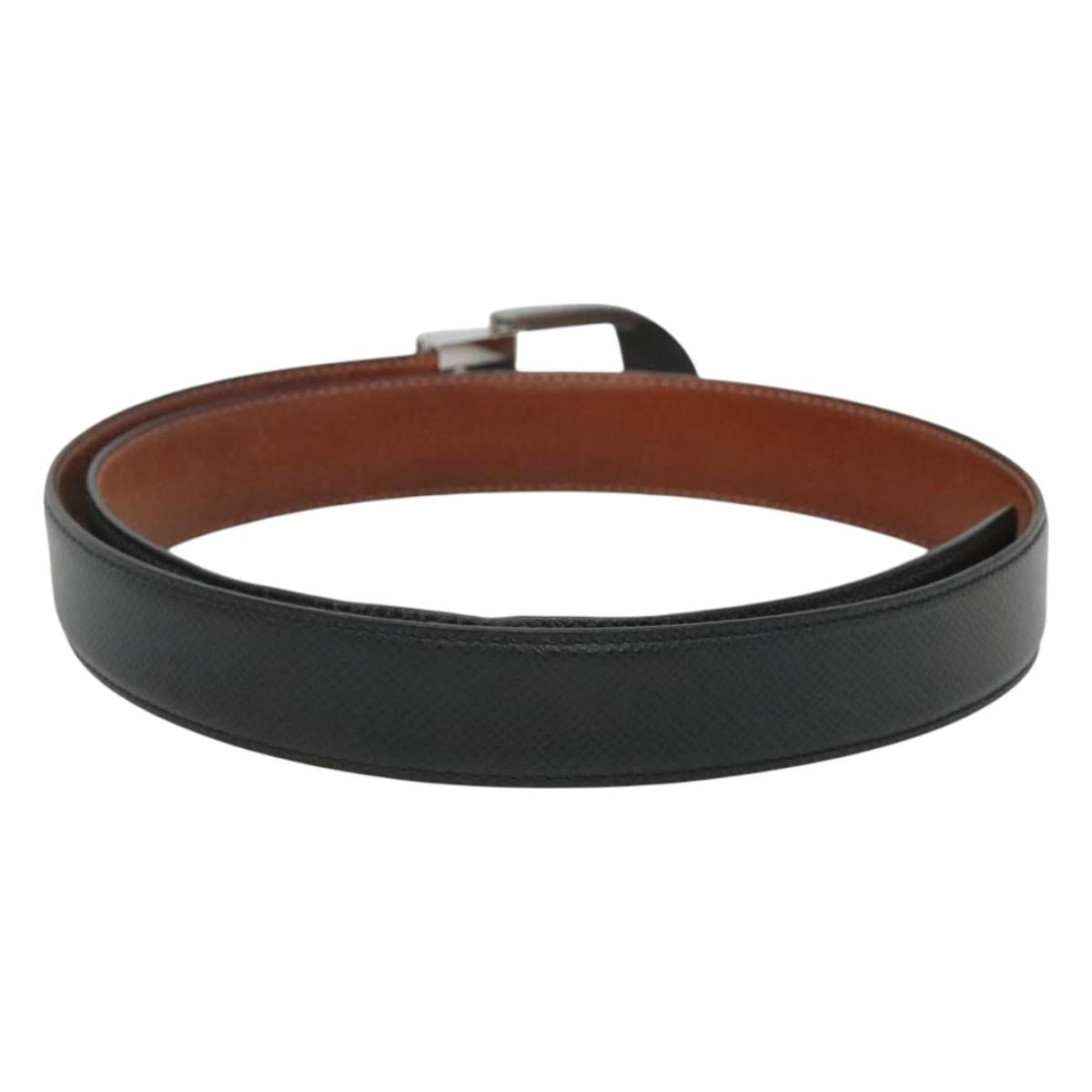 LOUIS VUITTON Taiga Ceinture Classic Belt 40.2"" Ardoise LV Auth bs25191