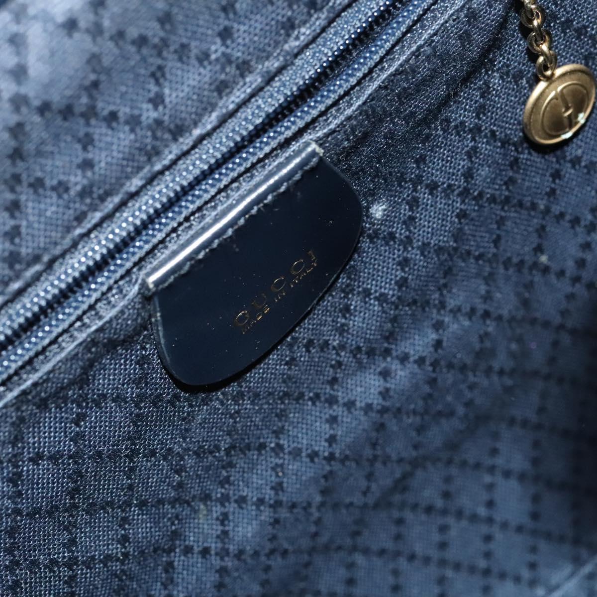 GUCCI Bamboo Backpack Enamel Black Gold 003 1705 0030 Auth bs25250