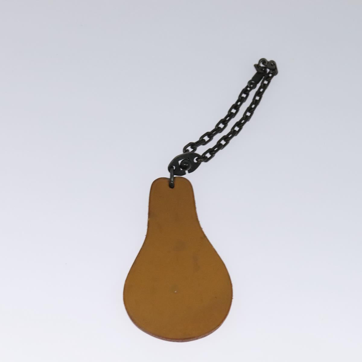 HERMES Day Planner Cover & Key Holder Leather 2Set Orange Brown Auth bs25280