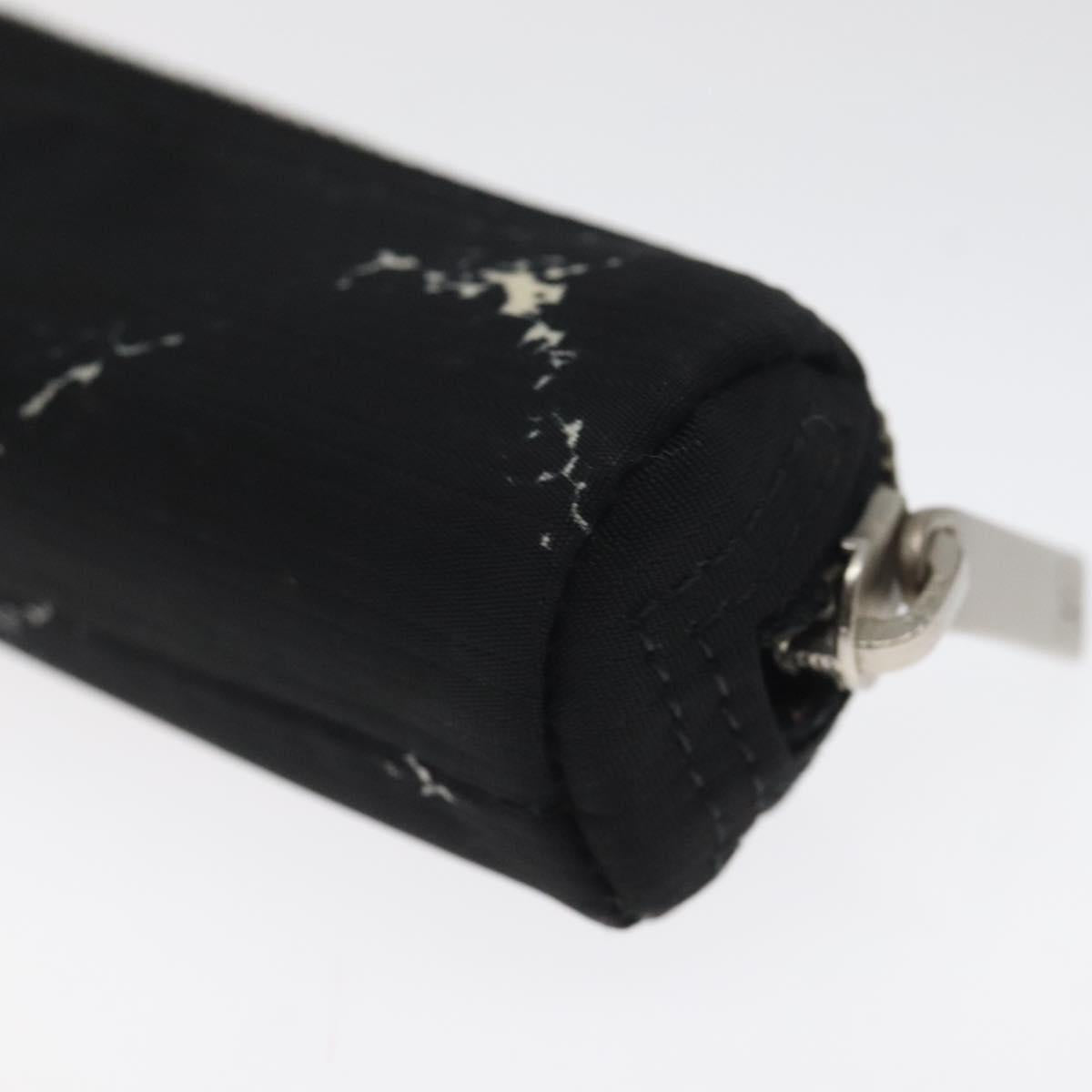 CHANEL Sunglass Case Pen Case Nylon Black CC Auth bs25281