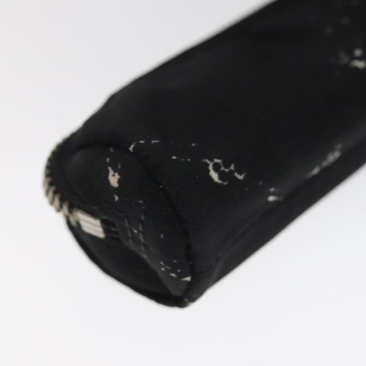 CHANEL Sunglass Case Pen Case Nylon Black CC Auth bs25281