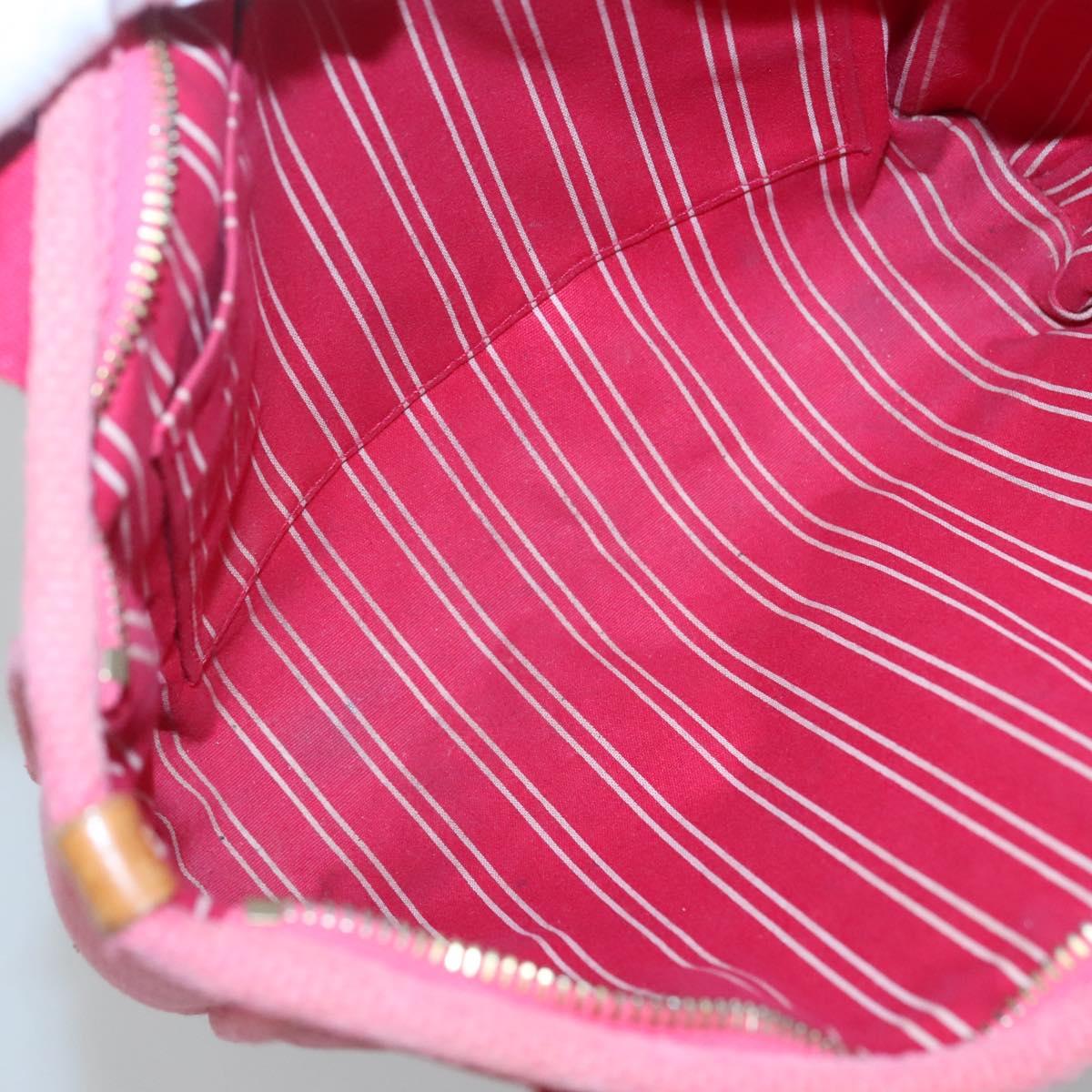 LOUIS VUITTON Antigua Cabas PM Hand Bag Rouge Pink M40088 LV Auth bs25294