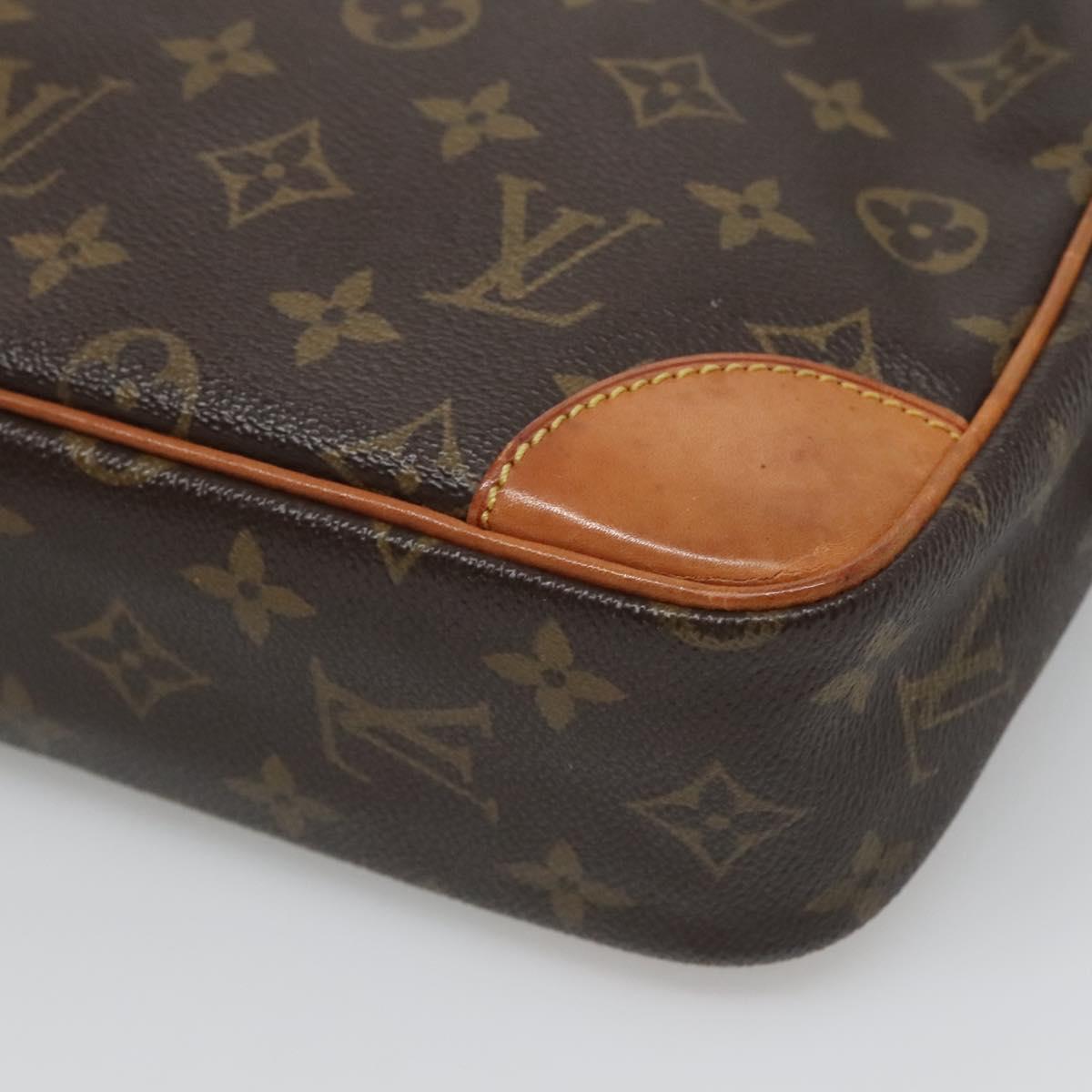 LOUIS VUITTON Monogram Compiegne 28 Clutch Bag M51845 LV Auth bs25306