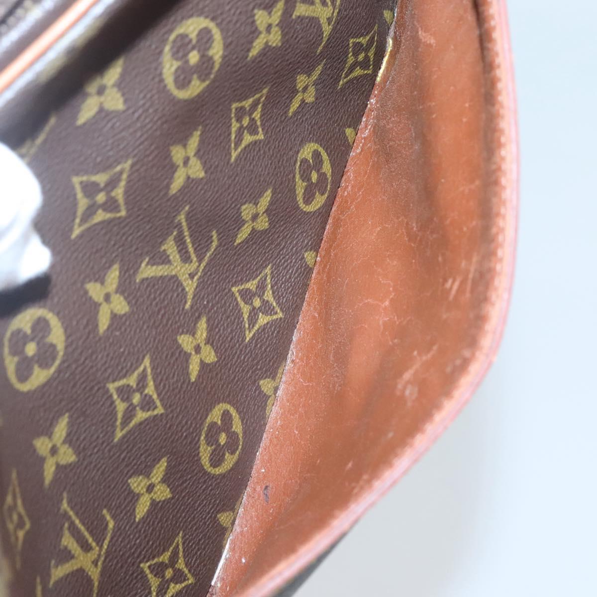 LOUIS VUITTON Monogram Compiegne 28 Clutch Bag M51845 LV Auth bs25306