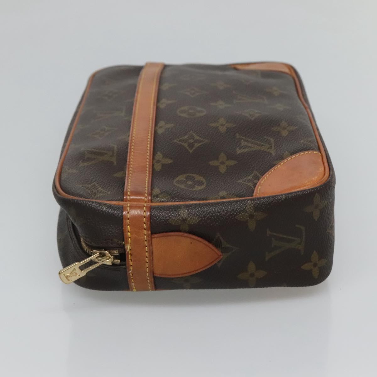 LOUIS VUITTON Monogram Compiegne 28 Clutch Bag M51845 LV Auth bs25306