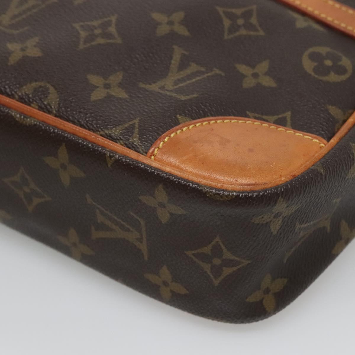 LOUIS VUITTON Monogram Compiegne 28 Clutch Bag M51845 LV Auth bs25306