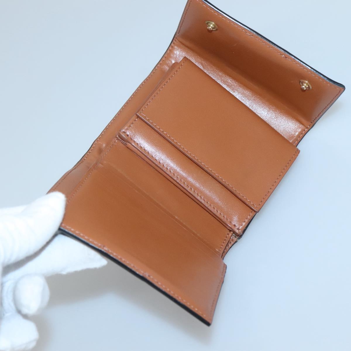 CELINE Triomphe Wallet PVC Brown Auth bs25348