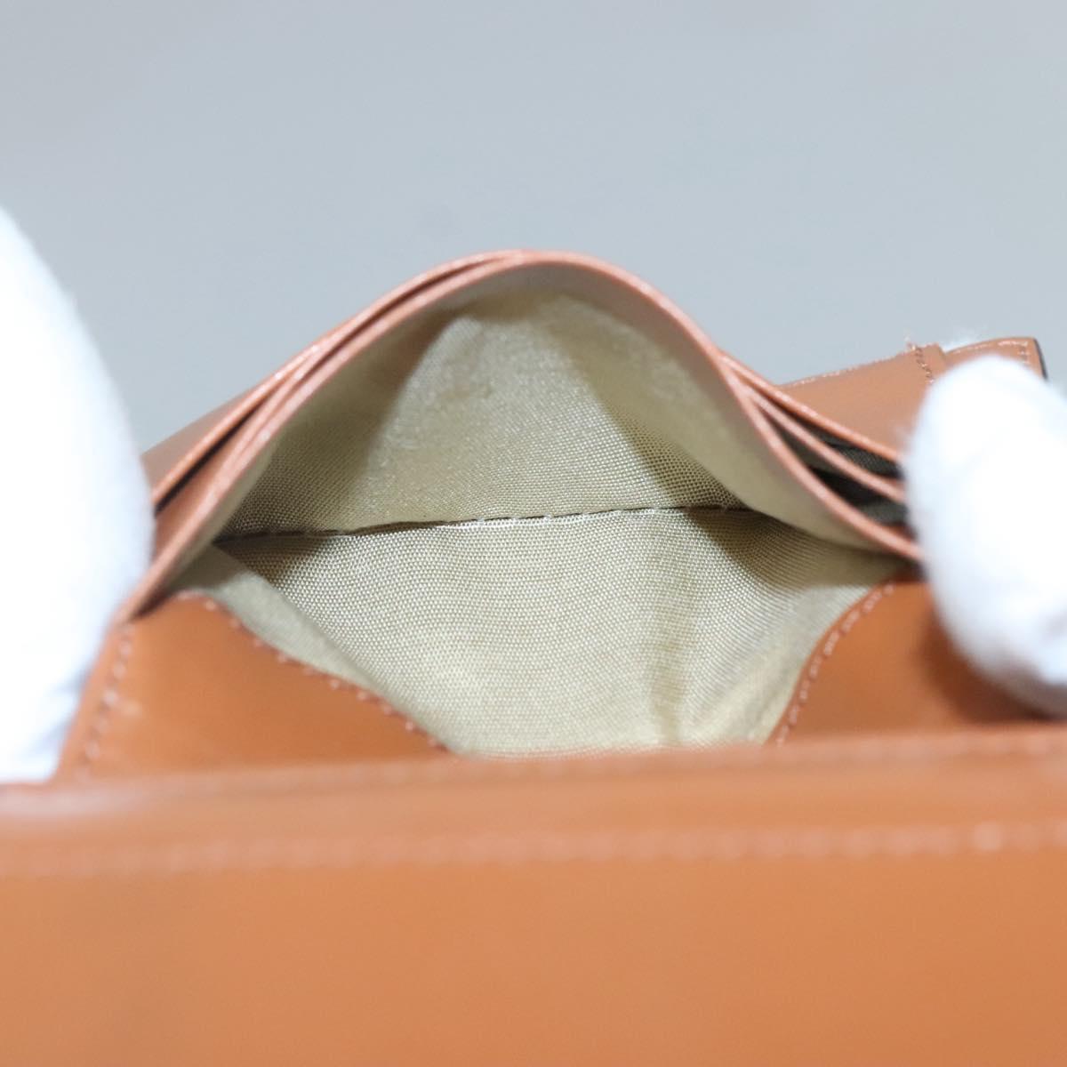 CELINE Triomphe Wallet PVC Brown Auth bs25348