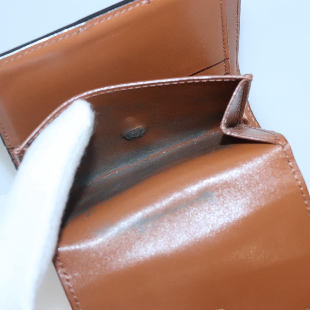 CELINE Triomphe Wallet PVC Brown Auth bs25348
