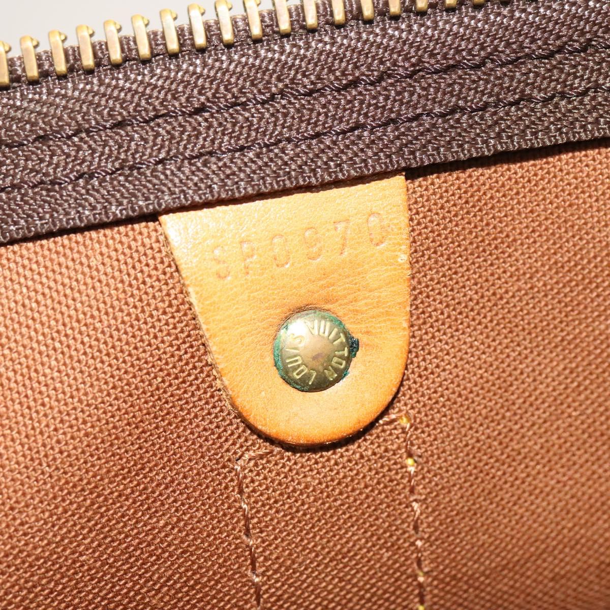 LOUIS VUITTON Monogram Keepall 45 Boston Bag M41428 LV Auth bs25353