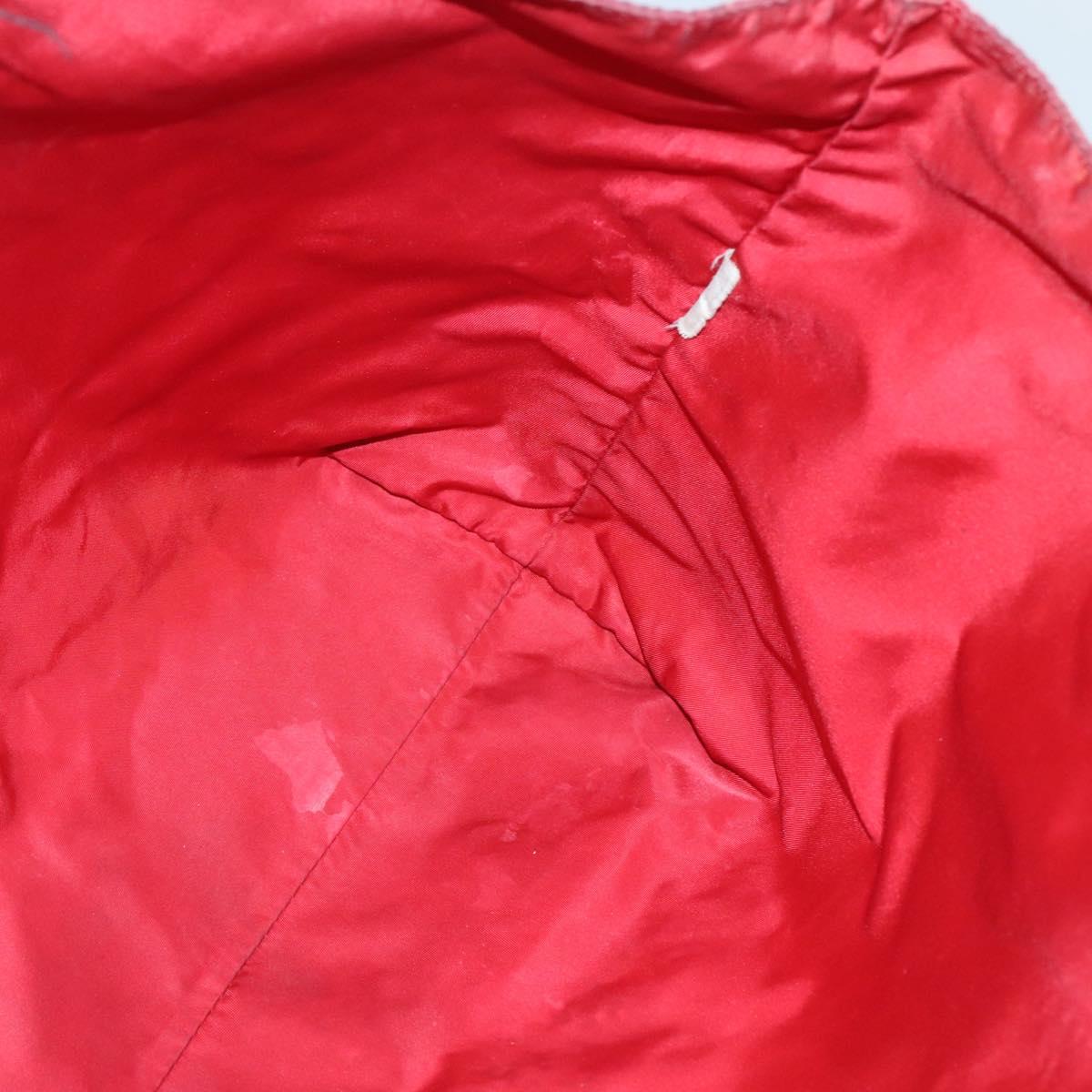 BOTTEGA VENETA Tote Bag Nylon Red Auth bs25362