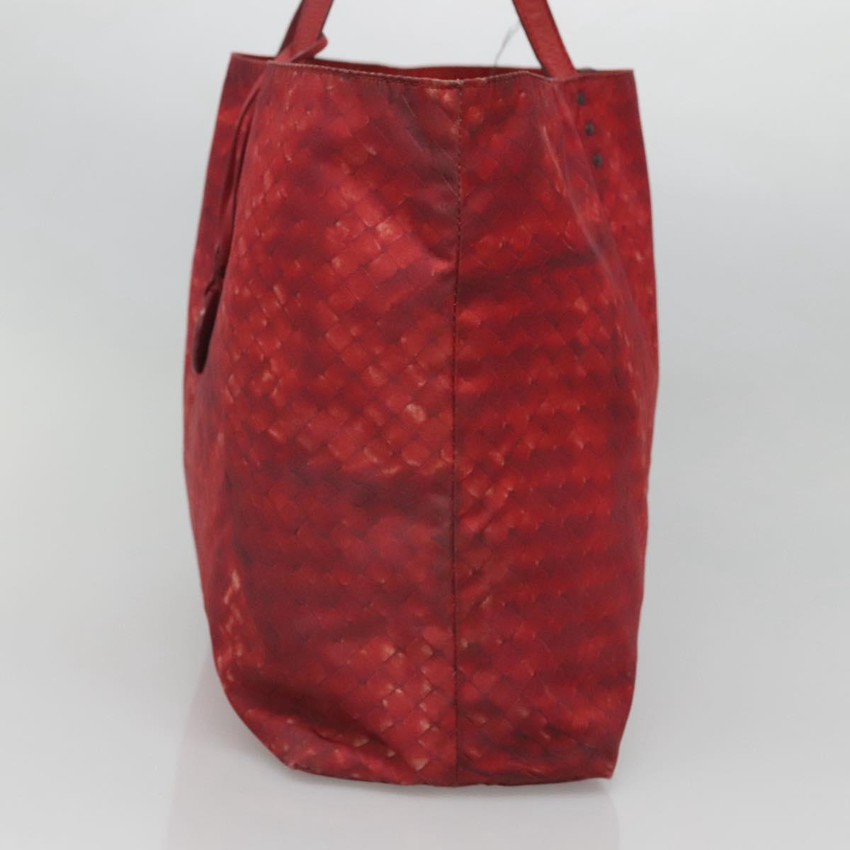 BOTTEGA VENETA Tote Bag Nylon Red Auth bs25362