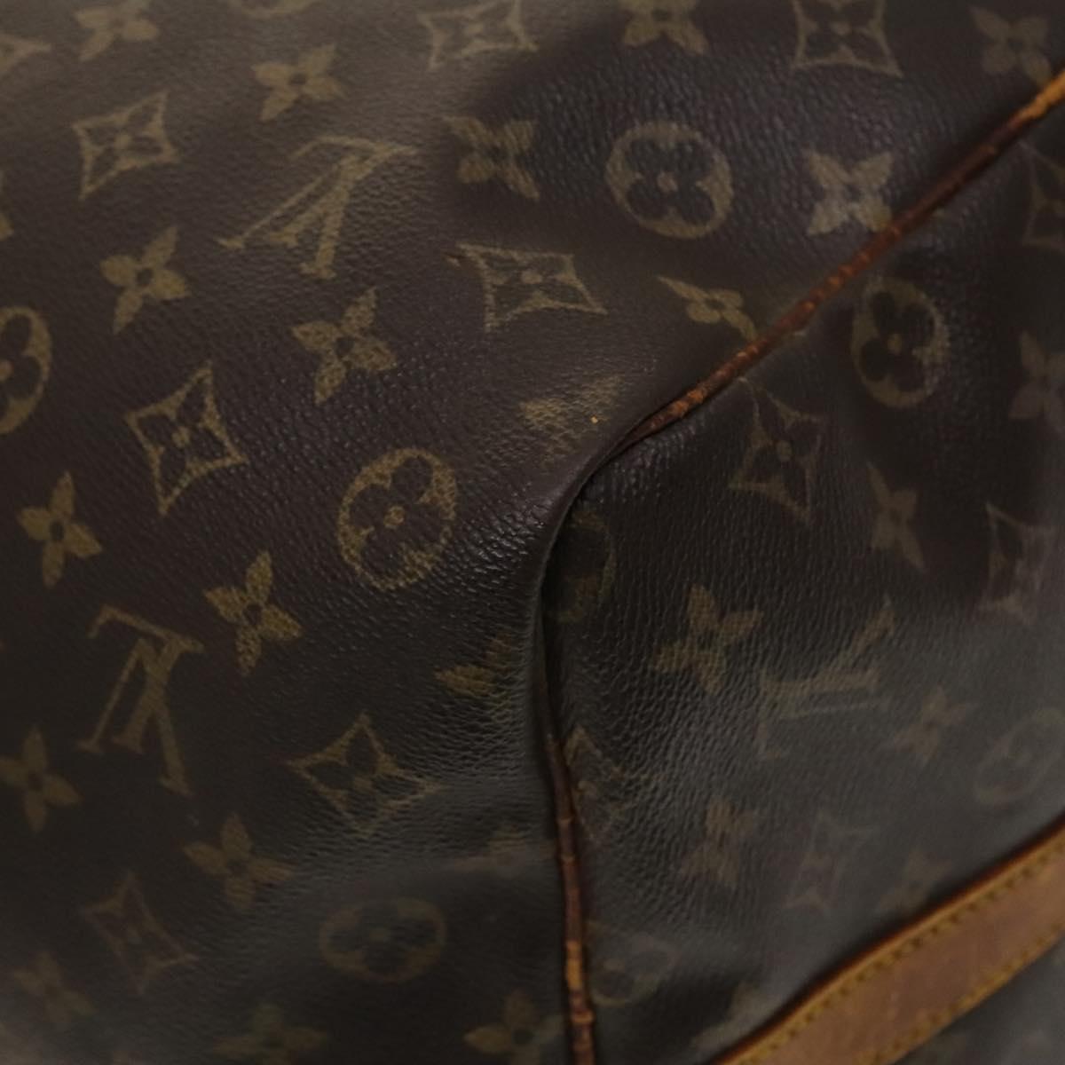 LOUIS VUITTON Monogram Keepall Bandouliere 60 Boston Bag M41412 LV Auth bs25364