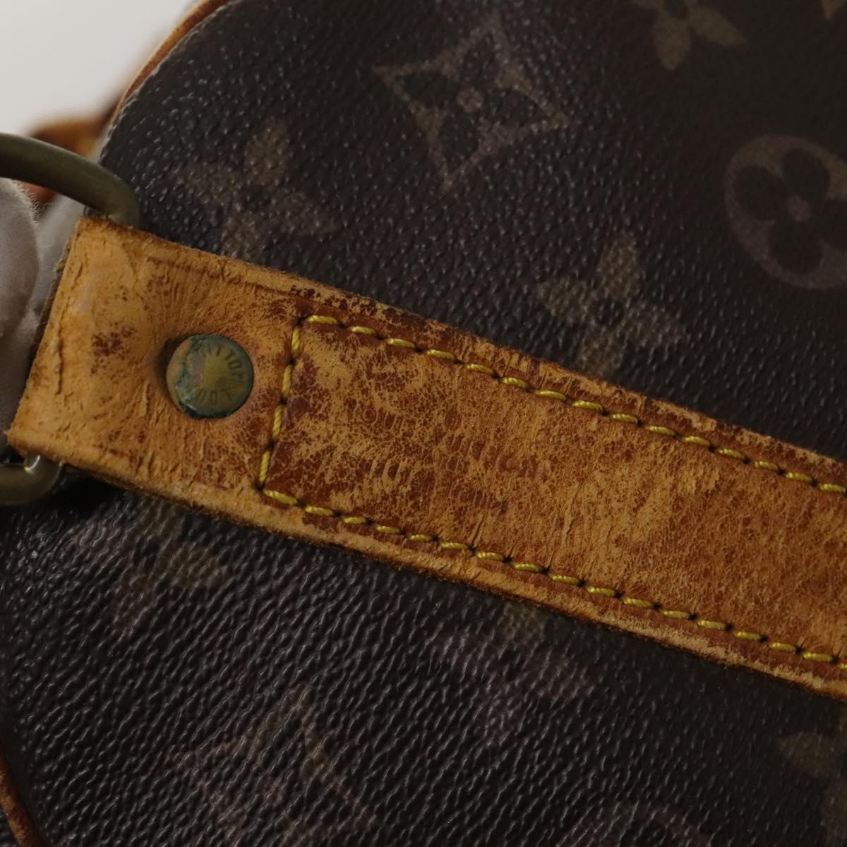 LOUIS VUITTON Monogram Keepall Bandouliere 60 Boston Bag M41412 LV Auth bs25364