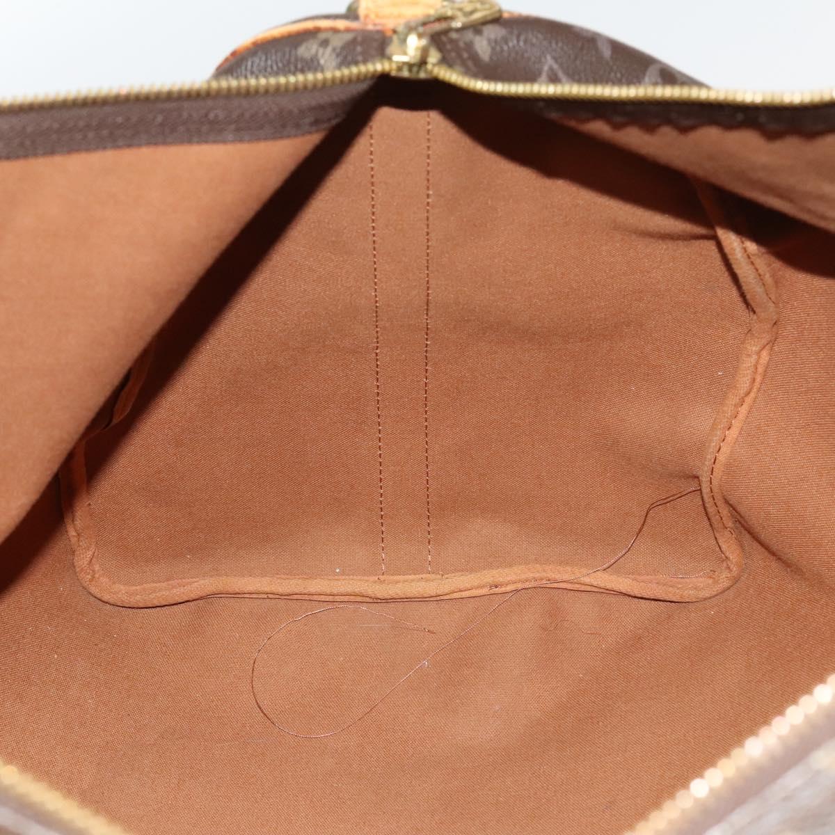 LOUIS VUITTON Monogram Keepall Bandouliere 60 Boston Bag M41412 LV Auth bs25364