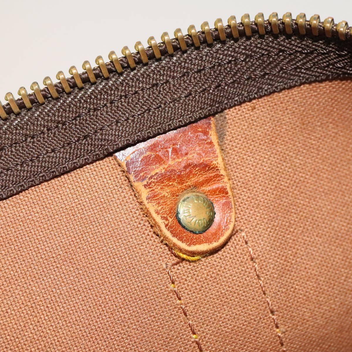 LOUIS VUITTON Monogram Keepall Bandouliere 60 Boston Bag M41412 LV Auth bs25364