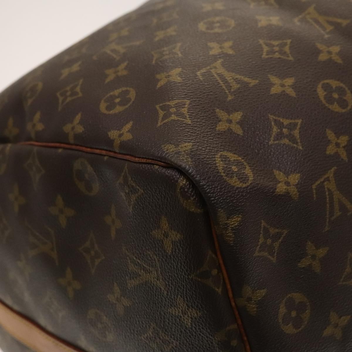 LOUIS VUITTON Monogram Keepall Bandouliere 60 Boston Bag M41412 LV Auth bs25365