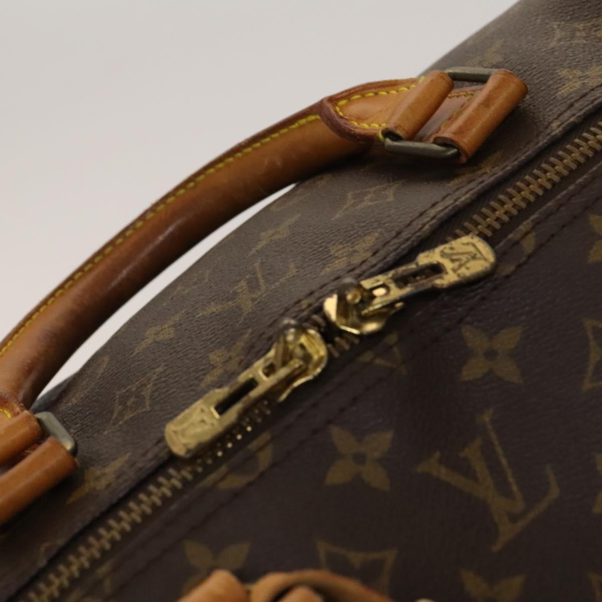 LOUIS VUITTON Monogram Keepall Bandouliere 60 Boston Bag M41412 LV Auth bs25365