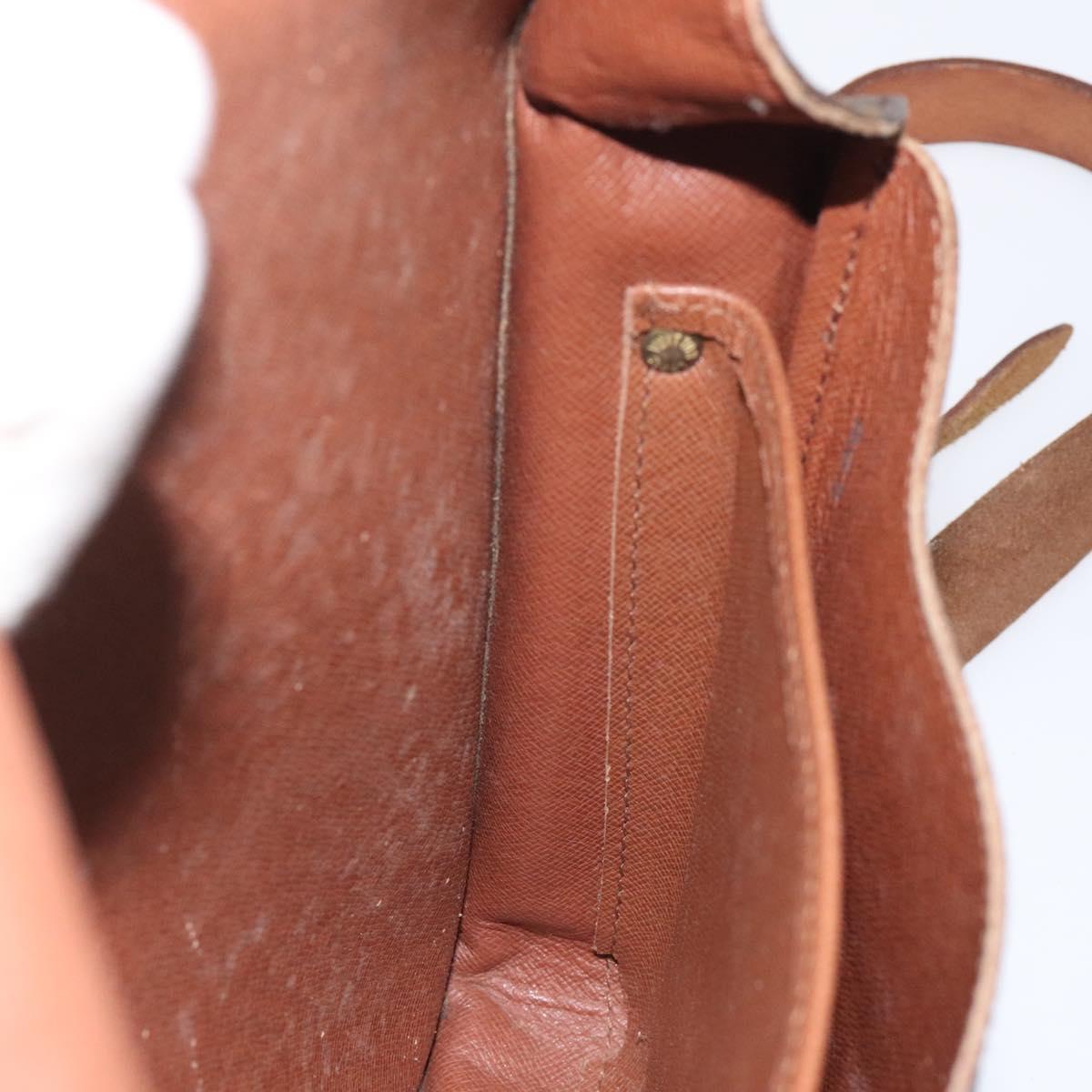 LOUIS VUITTON Monogram Cartouchiere GM Shoulder Bag M51252 LV Auth bs25368