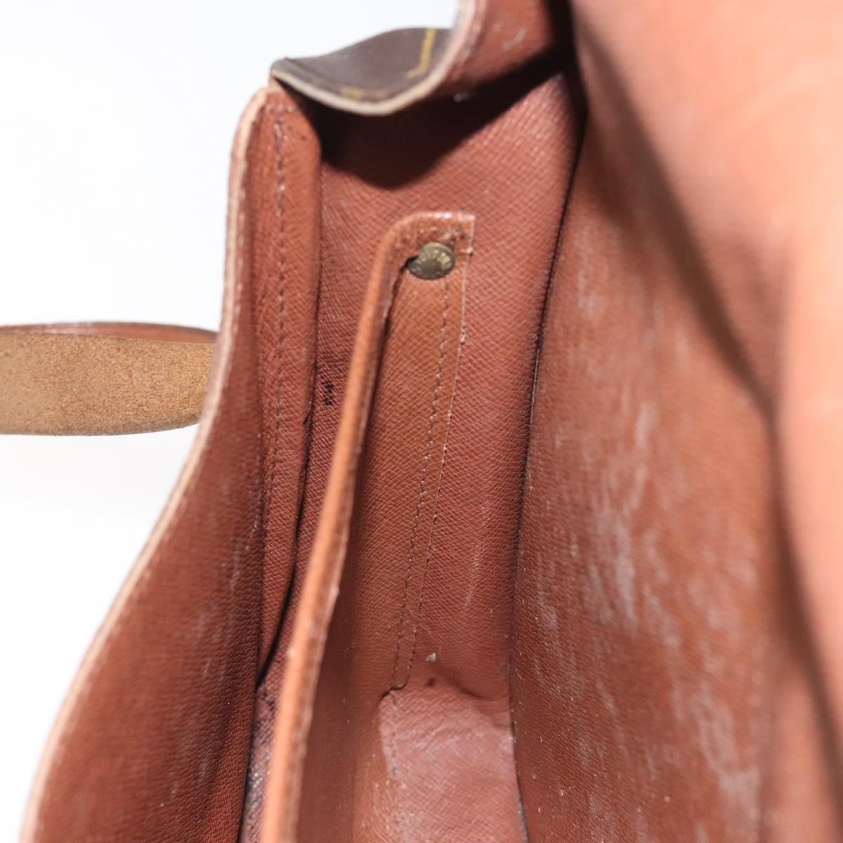 LOUIS VUITTON Monogram Cartouchiere GM Shoulder Bag M51252 LV Auth bs25368