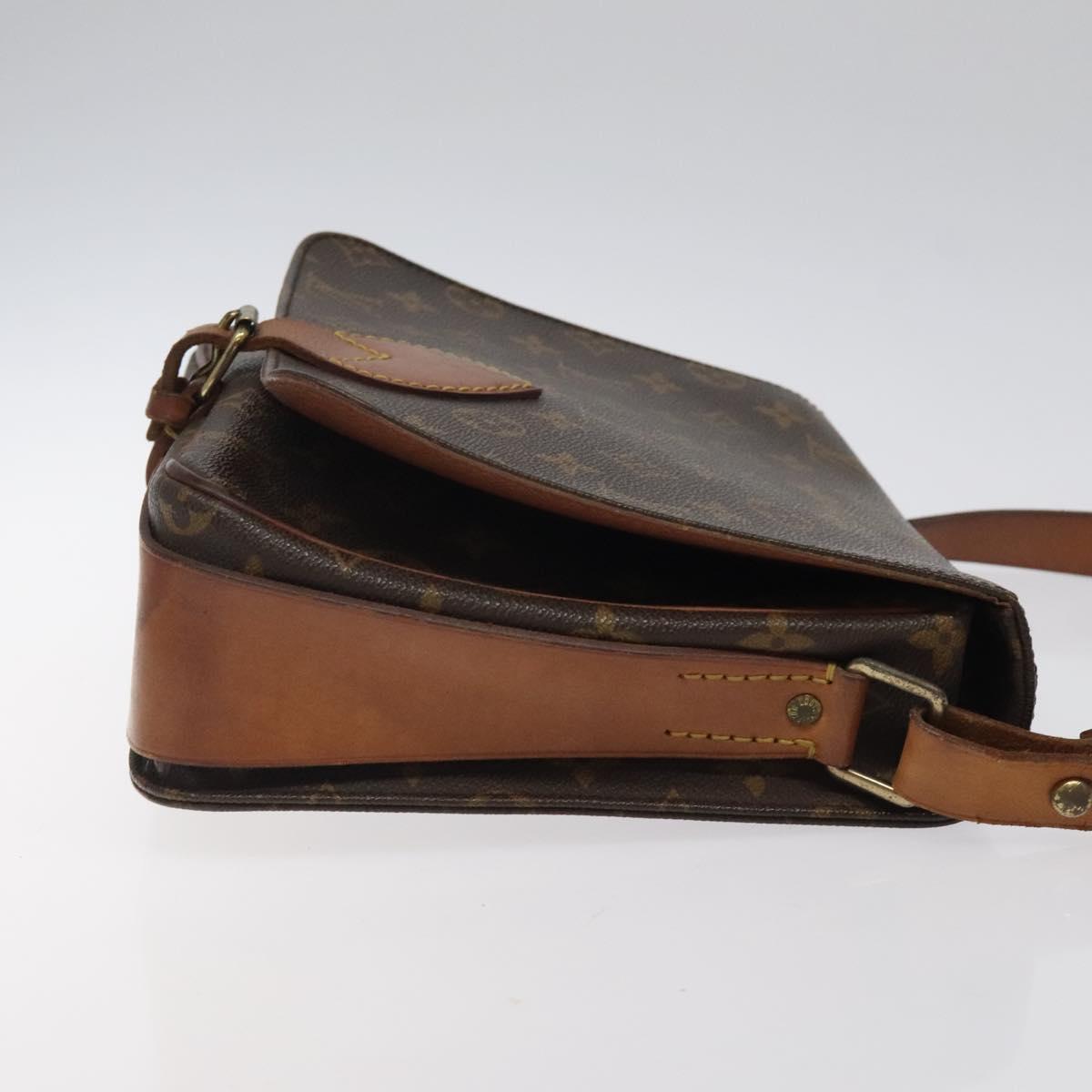 LOUIS VUITTON Monogram Cartouchiere GM Shoulder Bag M51252 LV Auth bs25368