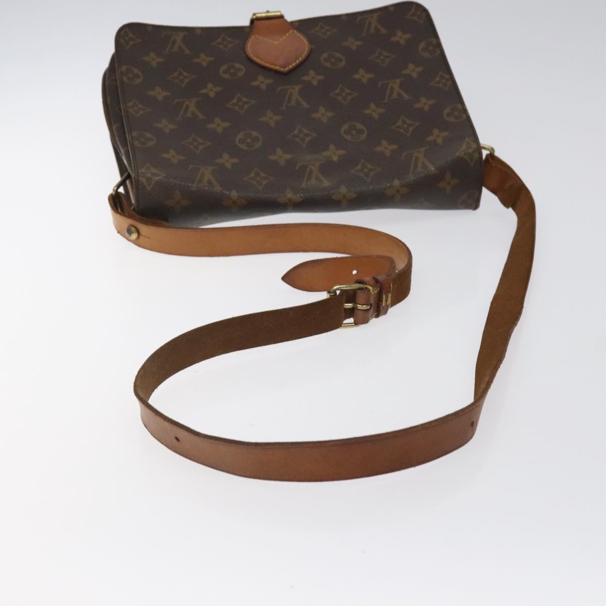 LOUIS VUITTON Monogram Cartouchiere GM Shoulder Bag M51252 LV Auth bs25368