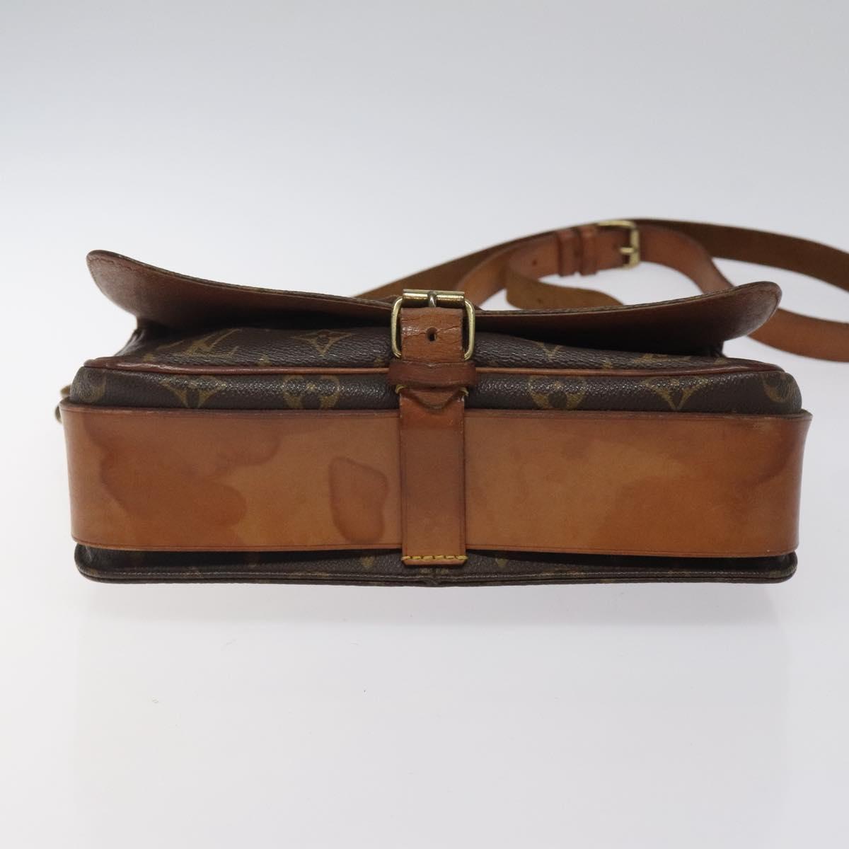 LOUIS VUITTON Monogram Cartouchiere GM Shoulder Bag M51252 LV Auth bs25368