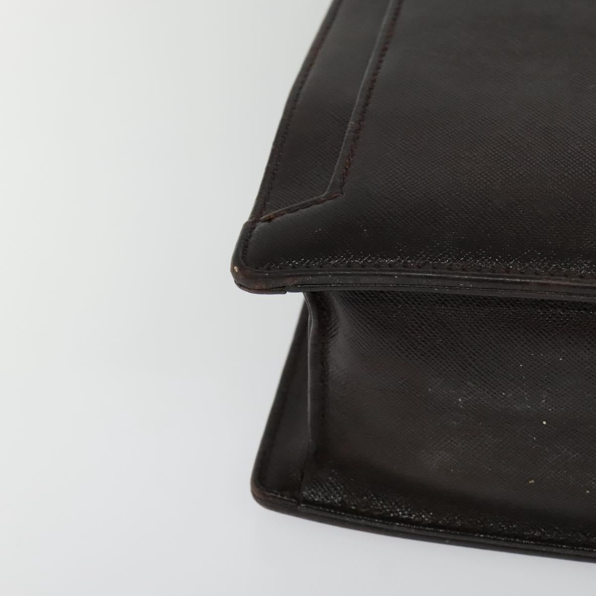 BURBERRY Business Bag Leather Brown Auth bs25430