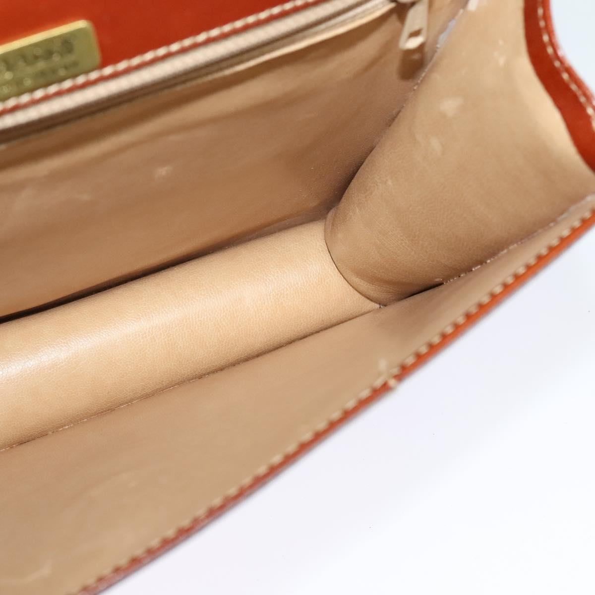 BALLY Shoulder Bag Leather Brown Auth bs25440