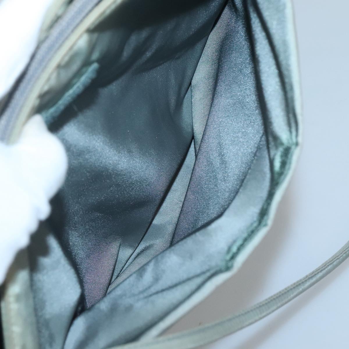 PRADA Shoulder Bag Nylon Gray Auth bs25445