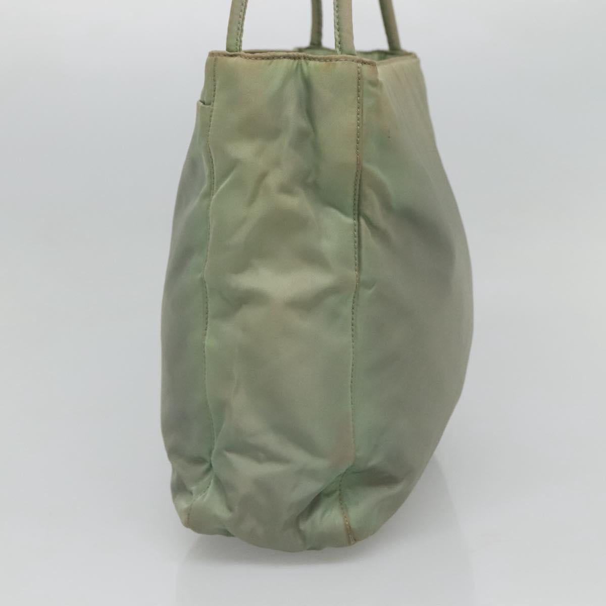 PRADA Shoulder Bag Nylon Gray Auth bs25445