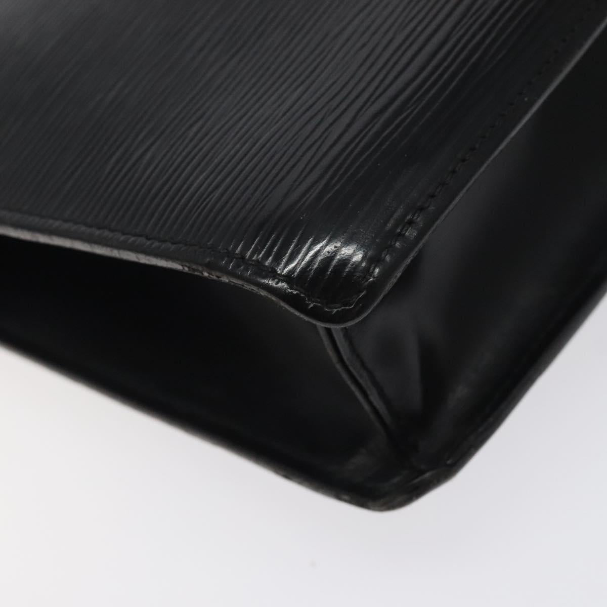 LOUIS VUITTON Epi Monceau 28 Hand Bag Black M52122 LV Auth bs25449