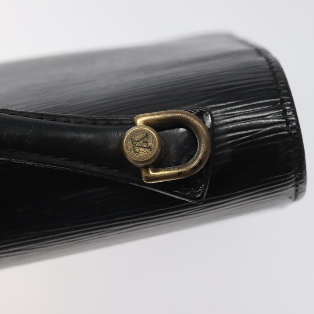 LOUIS VUITTON Epi Monceau 28 Hand Bag Black M52122 LV Auth bs25449