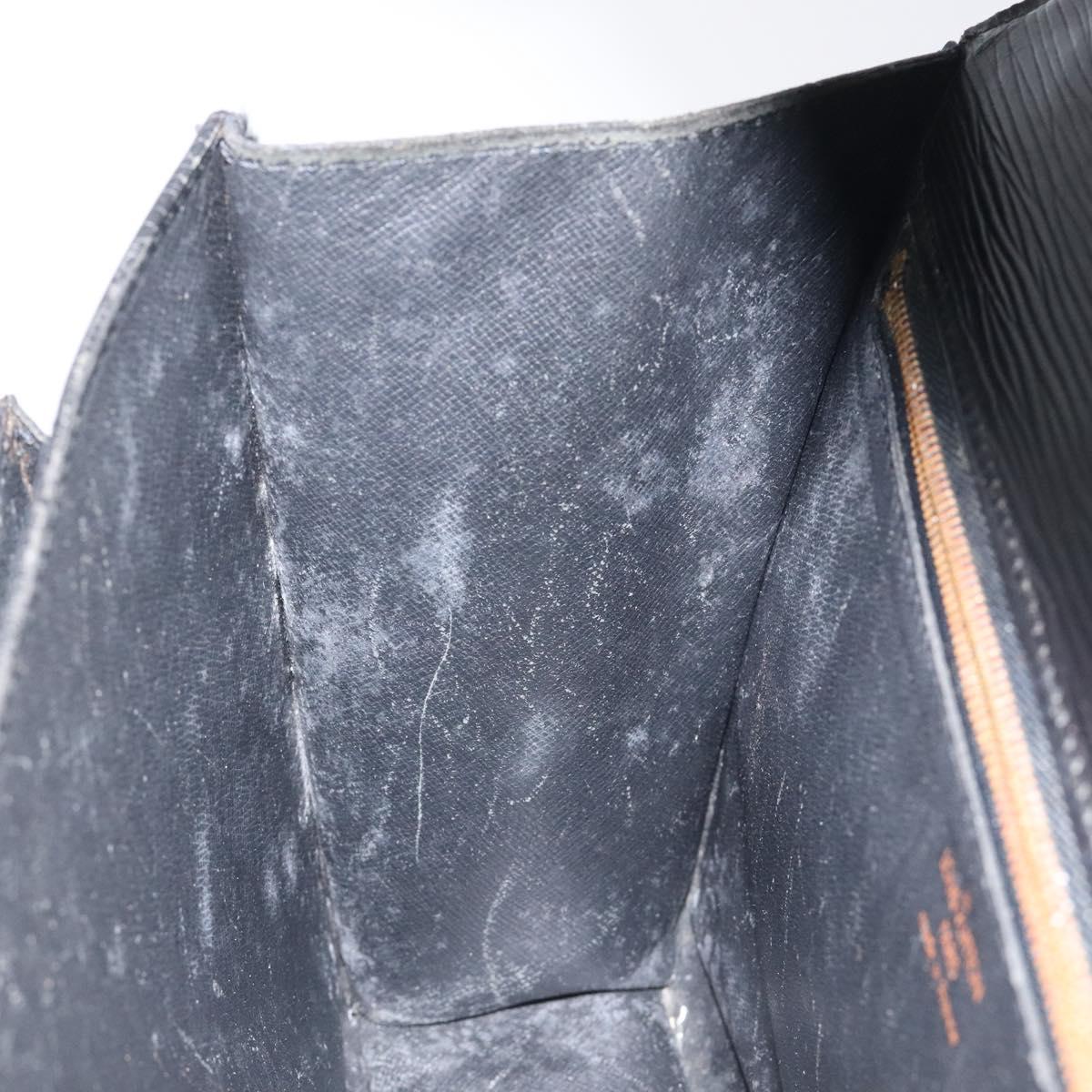 LOUIS VUITTON Epi Monceau 28 Hand Bag Black M52122 LV Auth bs25449