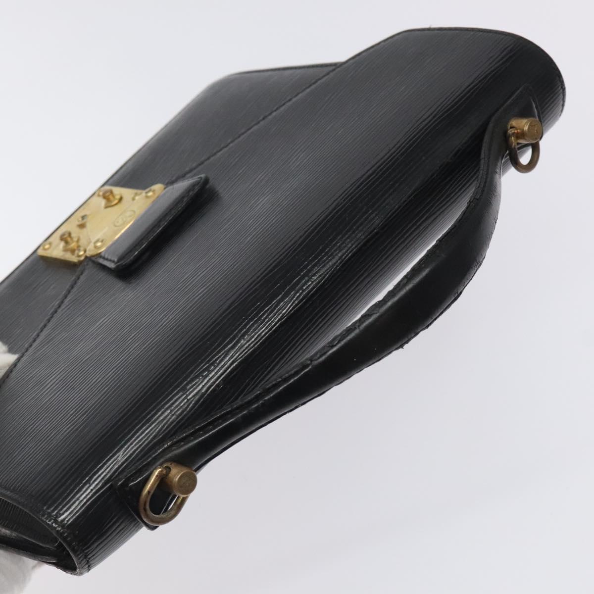 LOUIS VUITTON Epi Monceau 28 Hand Bag Black M52122 LV Auth bs25449
