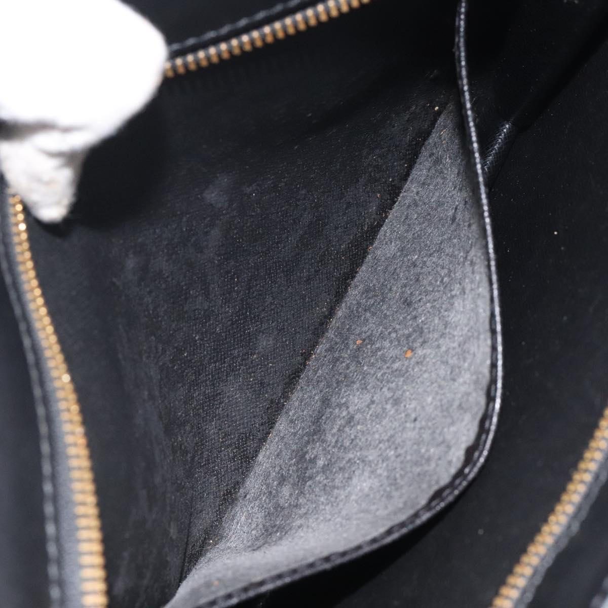 LOUIS VUITTON Epi Pochette Homme Clutch Bag Black Noir M52522 LV Auth bs25451