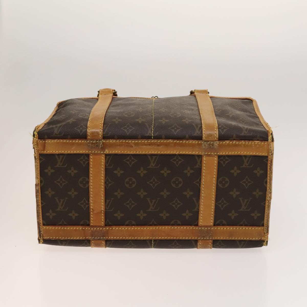 LOUIS VUITTON Monogram Sac Shan 40 Pet Carry Vintage M42024 LV Auth bs25455