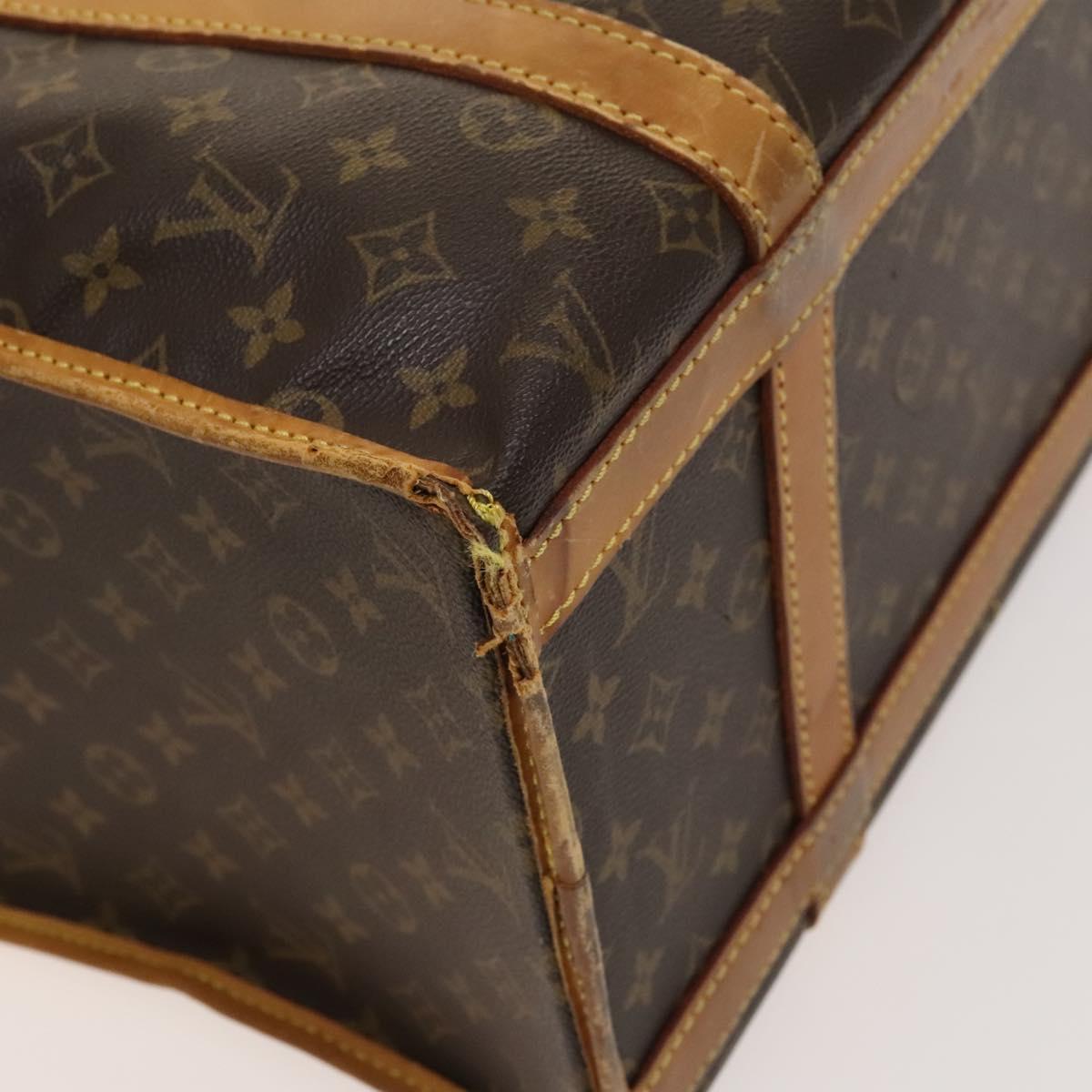 LOUIS VUITTON Monogram Sac Shan 40 Pet Carry Vintage M42024 LV Auth bs25455
