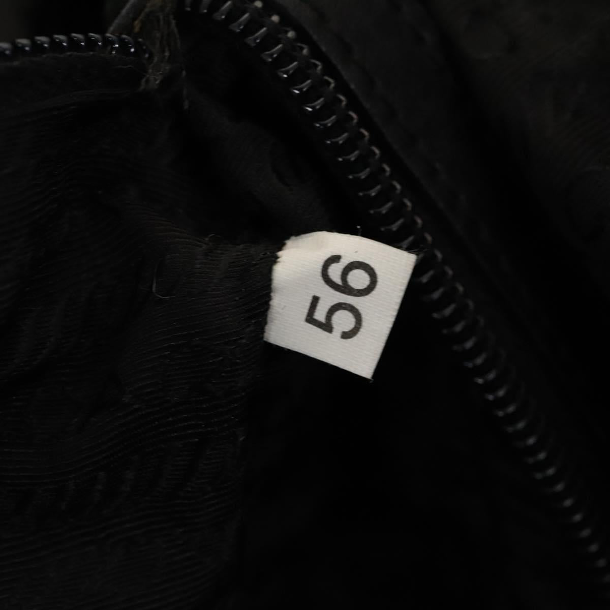 PRADA Boston Bag Wool 2way Gray Auth bs25464