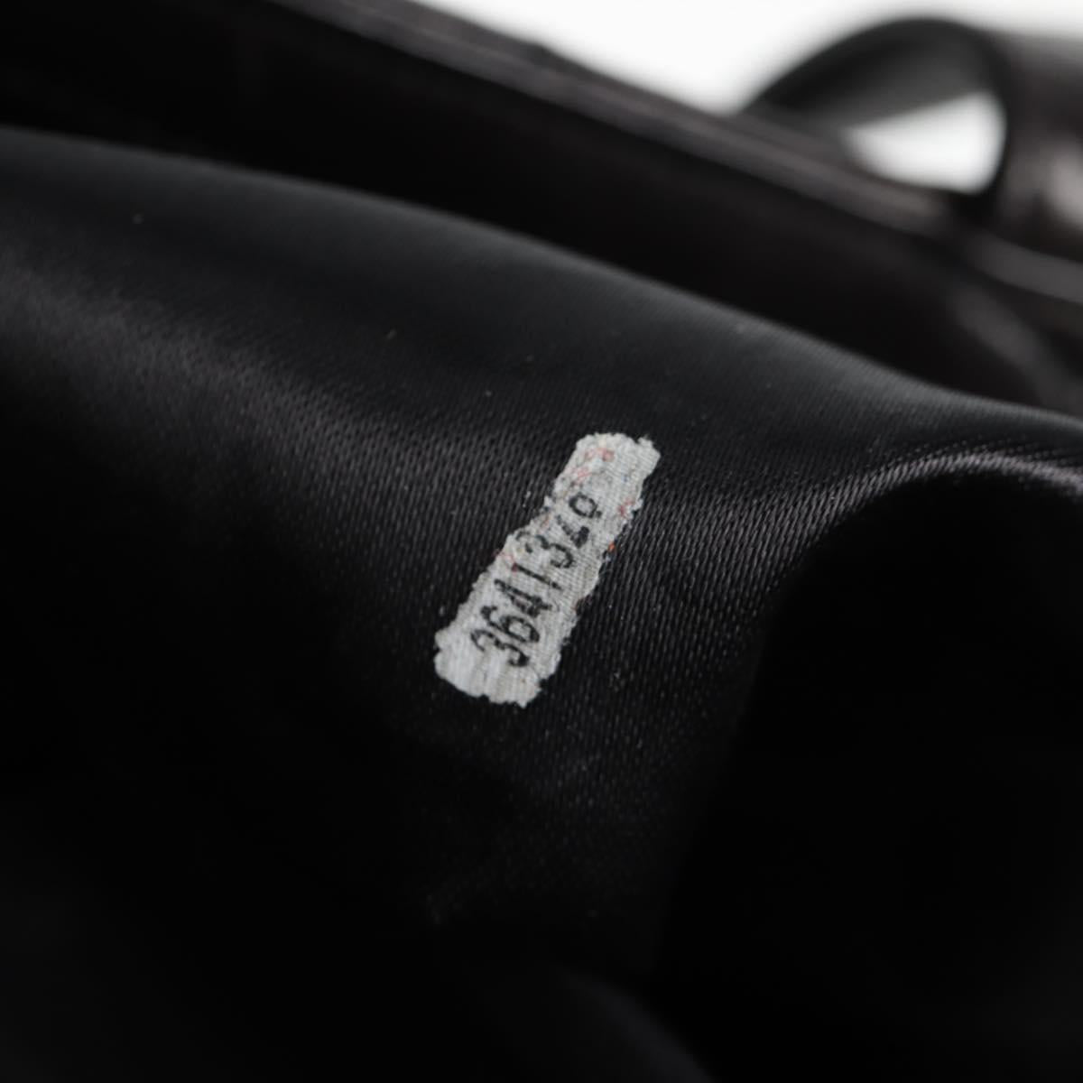 CHANEL Matelasse Tote Bag Lamb Skin Black Gold CC Auth bs25490A