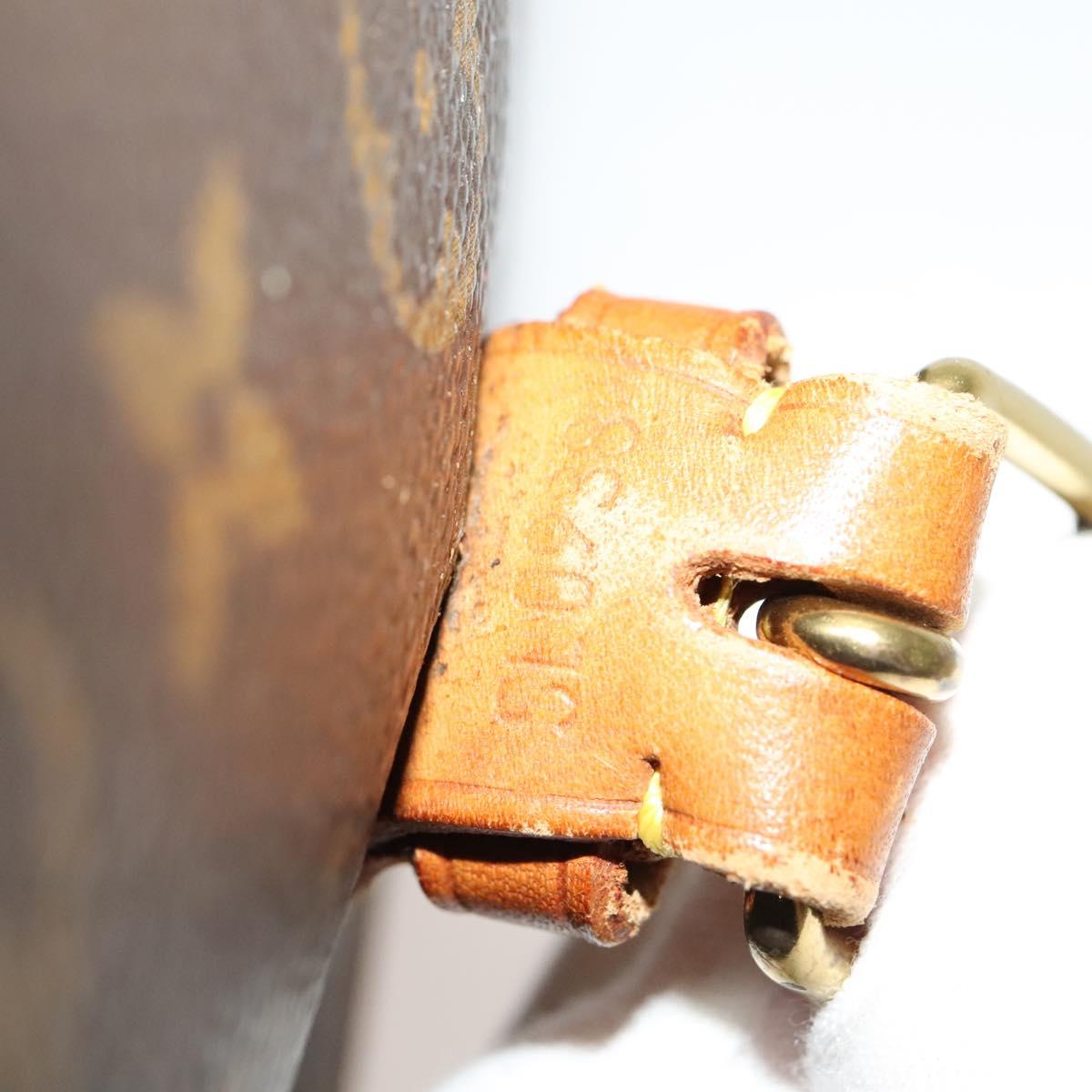 LOUIS VUITTON Monogram Gibeciere GM Shoulder Bag M42246 LV Auth bs25507