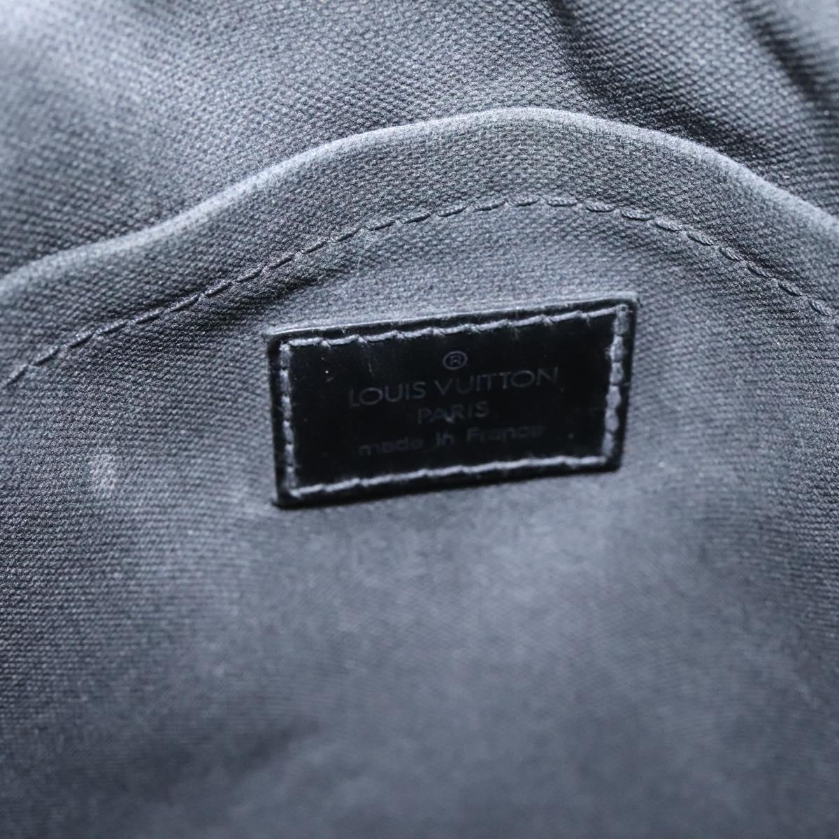 LOUIS VUITTON Taiga Saratov GM Shoulder Bag Ardoise M30892 LV Auth bs25513