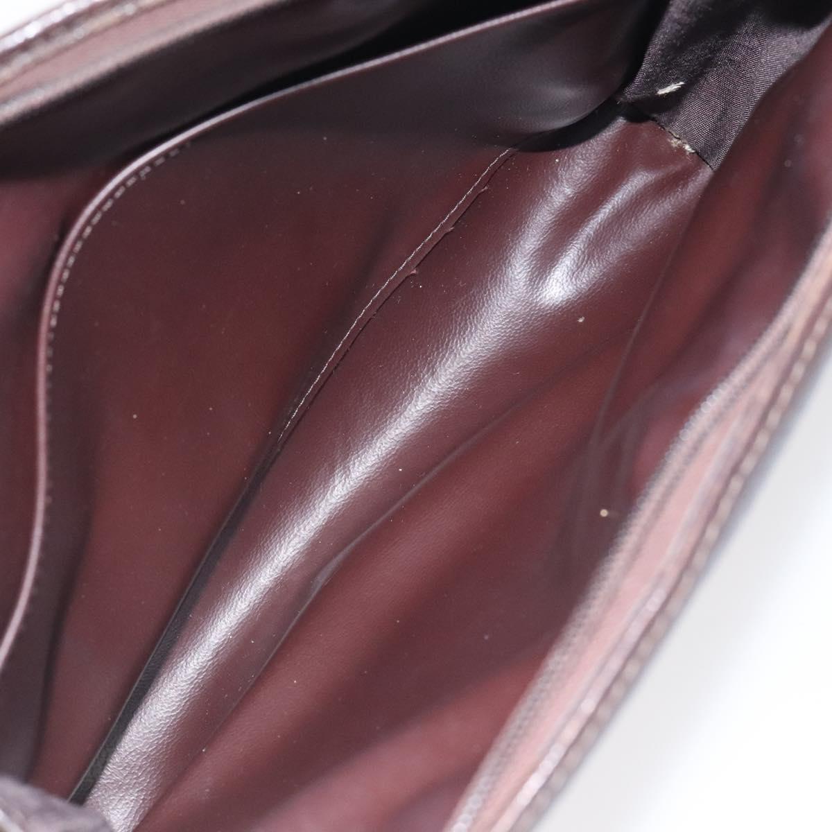 Burberrys Nova Check Clutch Bag Canvas Beige Auth bs25520