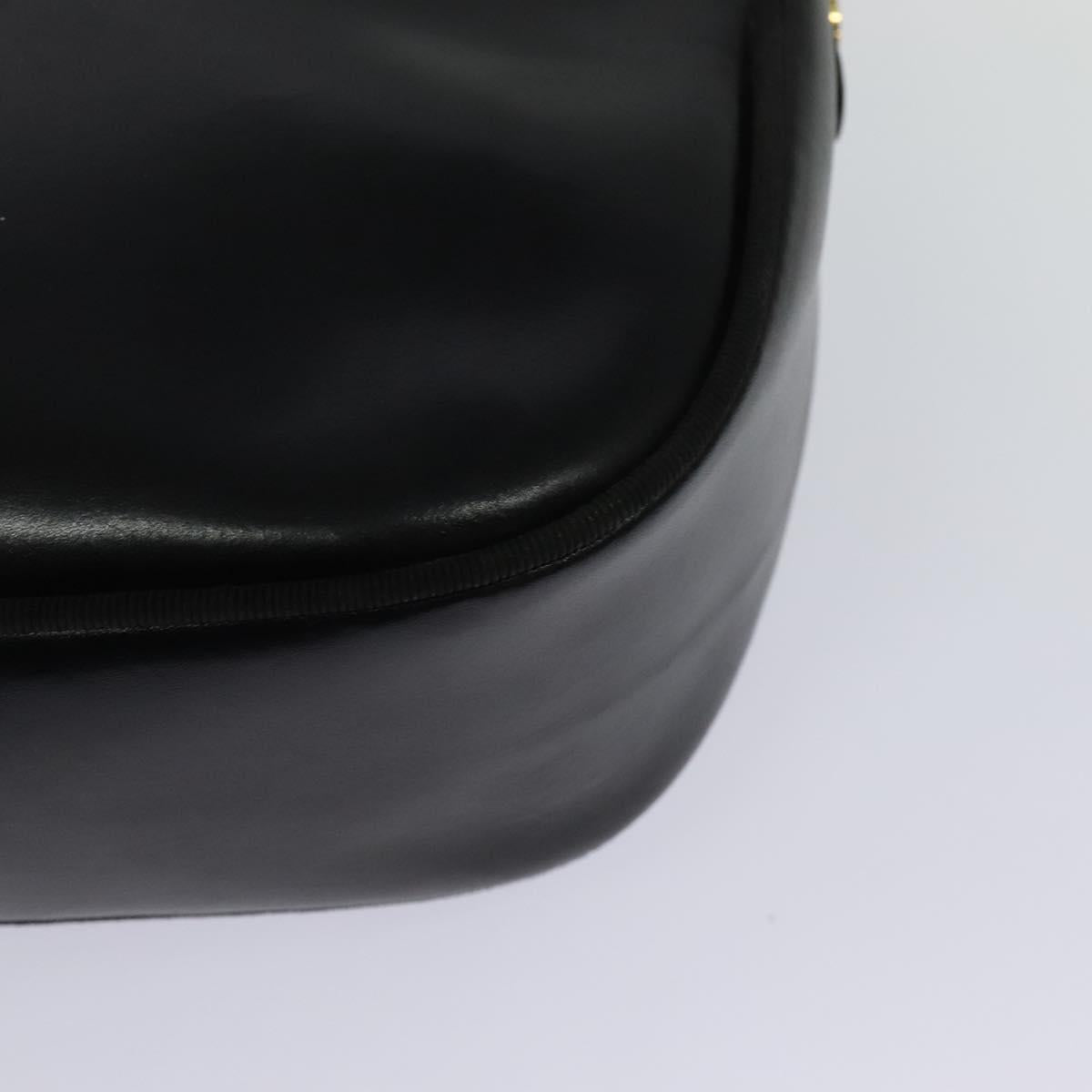 Salvatore Ferragamo Vala Shoulder Bag Leather Black Auth bs25584