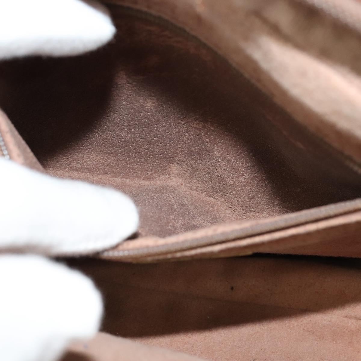 Burberrys Nova Check Shoulder Bag PVC Beige Auth bs25649