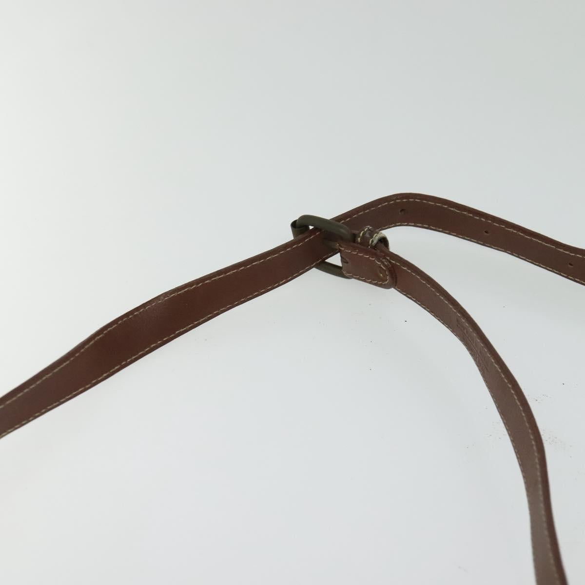 Burberrys Nova Check Shoulder Bag PVC Beige Auth bs25649